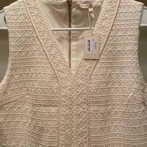 Brand new Maje dress in size T3 (US size 6-8) Sleeveless dress in a basket knit